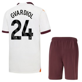 Maglia Manchester City Gvardiol 24 Bambino Trasferta Divisa 2023-24
